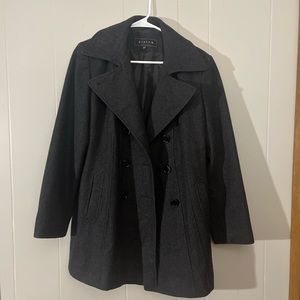 UNISEX (it’s a women’s but I mean who can tell?) black pea coat